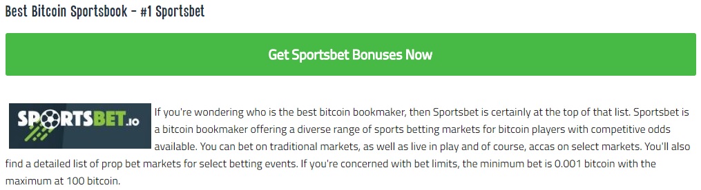 Sportsbet.io no bettingexpert.com
