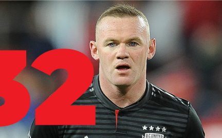 Wayne Rooney vai usar o número 32 como parte do patrocínio da 32 Red no Derby County